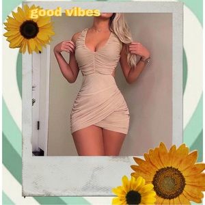 Nude Bodycon Dress